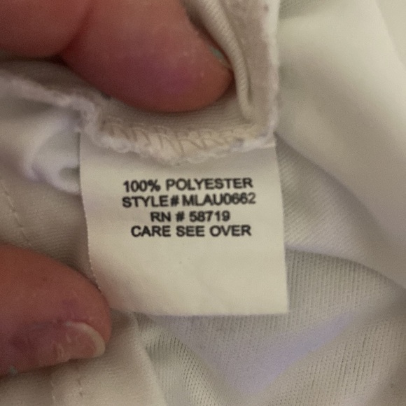 Notations White Lace Long Sleeve Crotchet Mini Dress - Picture 8 of 9